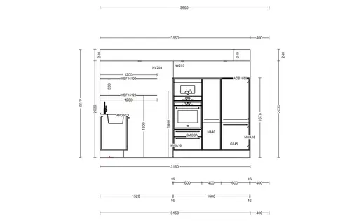 Einbauküche Easytouch  